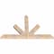 Ekena Millwork Saratoga Smooth Timber Gable Bracket, Douglas Fir, 72"W x 45"H x 3 1/2"D x 5 1/2"F, 15/12 Pitch GBW072X45X0406SAR00SDF - alternate 4